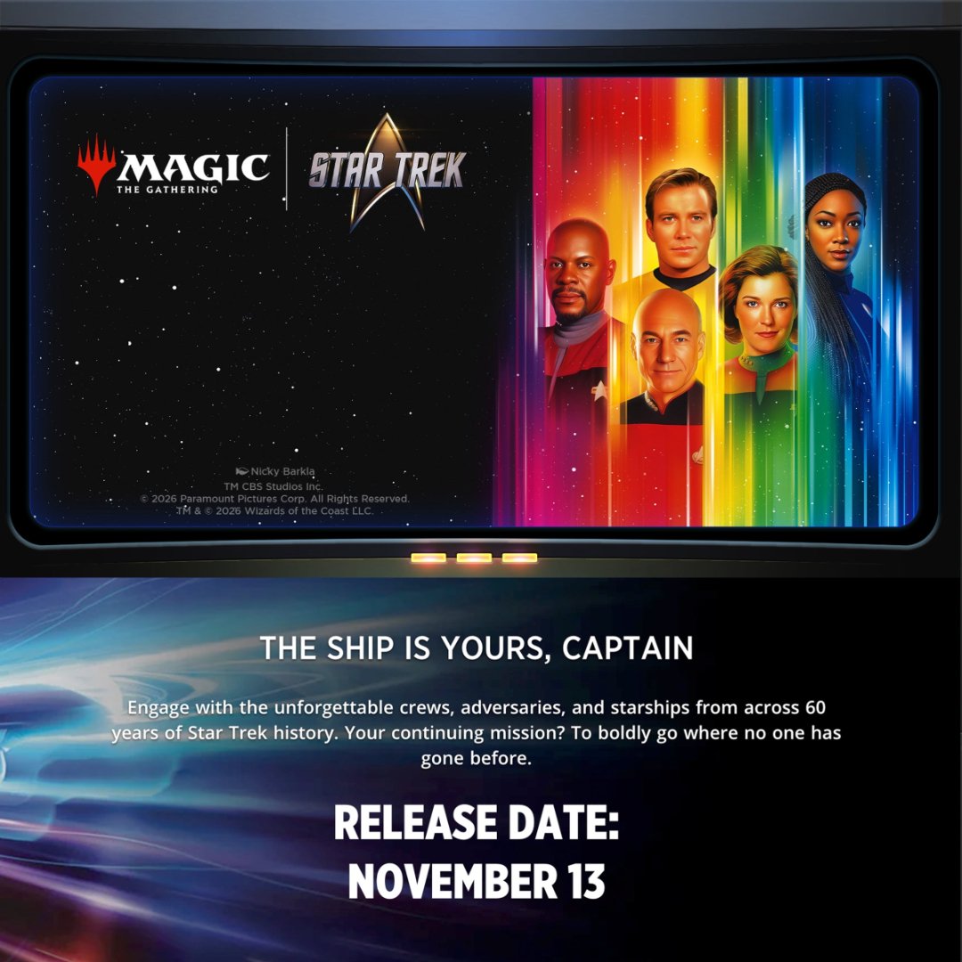 Magic: The Gathering Star Trek release date November 13