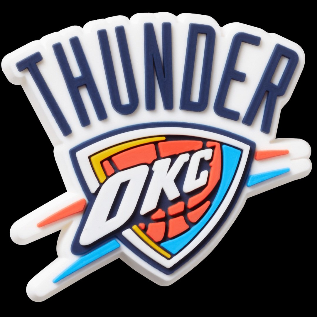 NBA OKC Thunder Jibbitz charm front