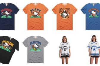 NFL and MLB x Hello Kitty tees at Fanatics