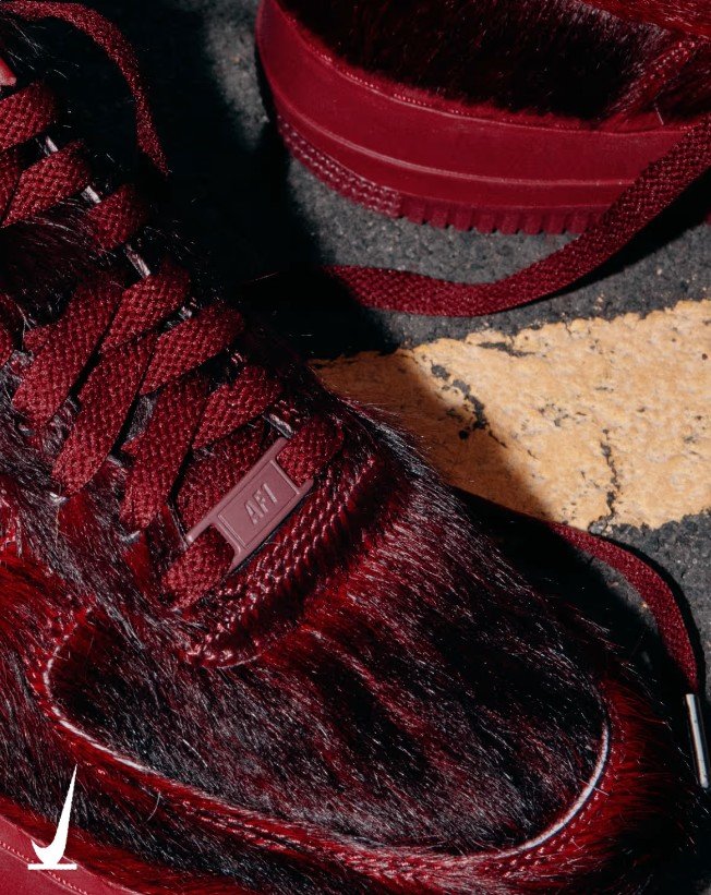 Nike Air Force 1 Low Team Red lifestyle shot