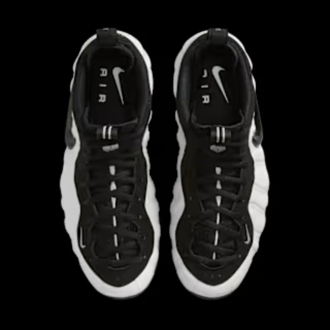 Foamposite Pro Summit White top view