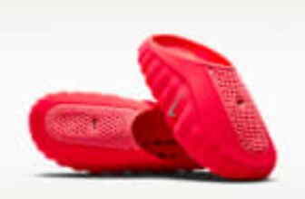 Nike Mind 001 Pregame Mule Solar Red pair