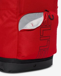Nike Varsity Elite Backpack mesh water bottle side pocket detail