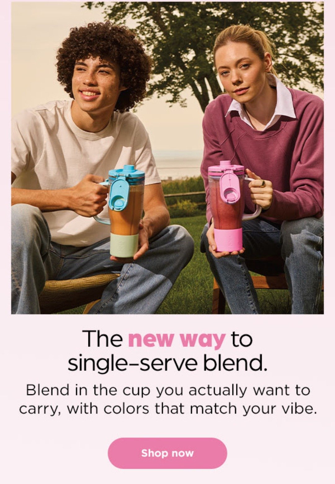 Friends with Ninja BlendBOSS tumblers in different colors
