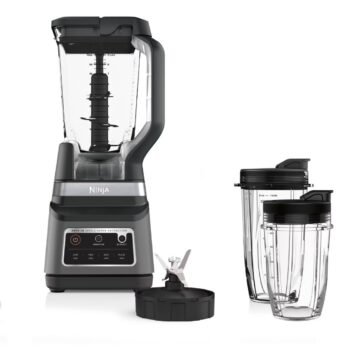 Ninja Professional Plus Blender DUO with 72 oz pitcher, single-serve cups, lids and blade assemblies