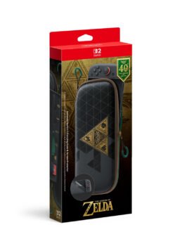 Nintendo Switch 2 Carrying Case and Screen Protector, The Legend of Zelda 40th Anniversary Edition, in its retail box