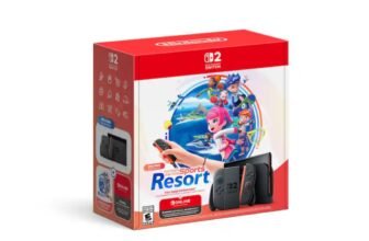 Nintendo Switch 2 + Nintendo Switch Sports Resort bundle box