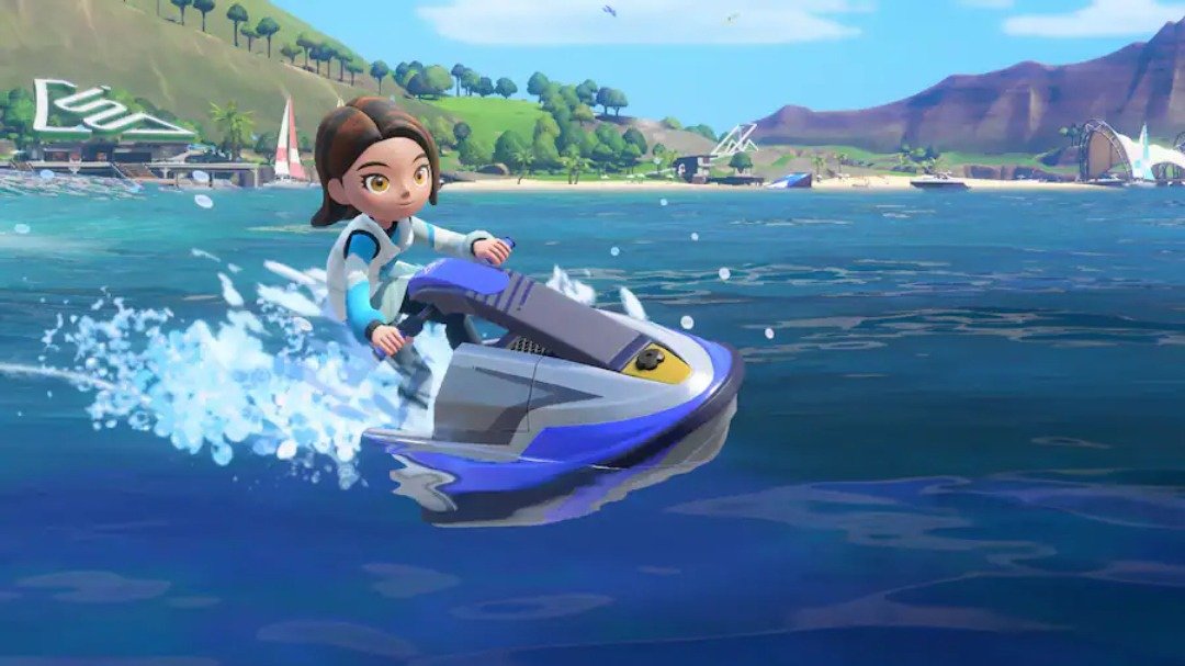 Nintendo Switch Sports Resort jet ski gameplay