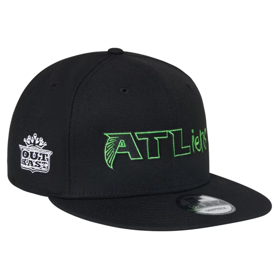 ATLiens 9FIFTY snapback side embroidery