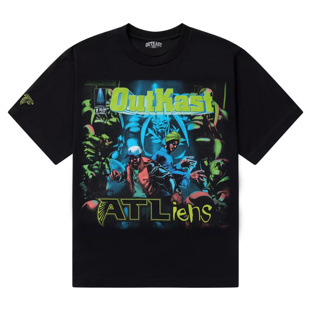 Outkast x Atlanta Falcons ATLiens Album Cover T-shirt