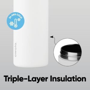 Owala FreeSip lock and carry loop lid close-up