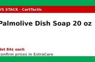 Palmolive Dish Soap 20 oz (buy 2)