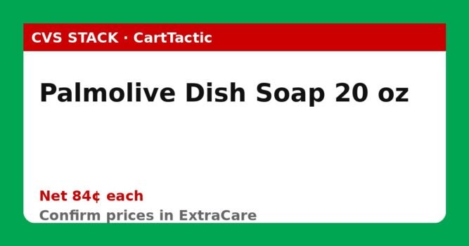 Palmolive Dish Soap 20 oz (buy 2)