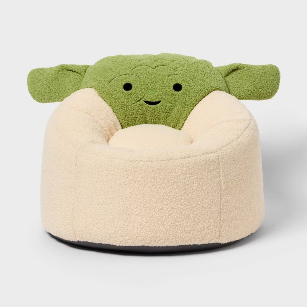 Pillowfort Yoda kids bean bag chair