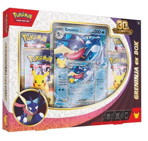 Pokemon 30th Celebration Greninja ex Box
