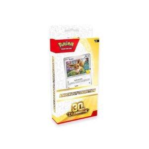 Pokémon TCG 30th Celebration Knock Out Collection with Eevee card