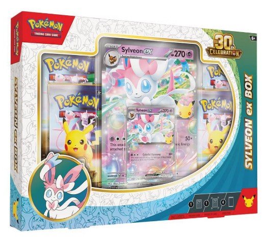 Pokemon 30th Celebration Sylveon ex Box