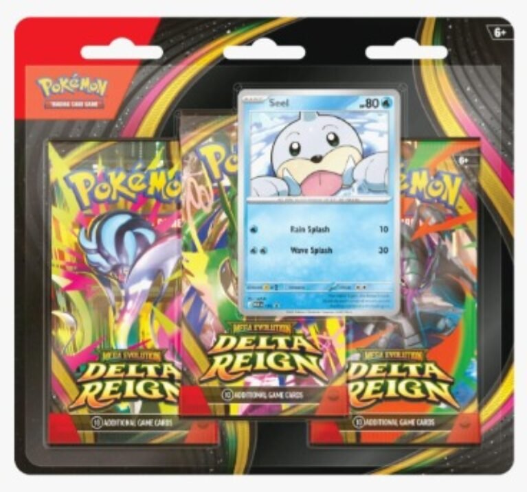 Pokémon TCG Mega Evolution Delta Reign 3-pack blister