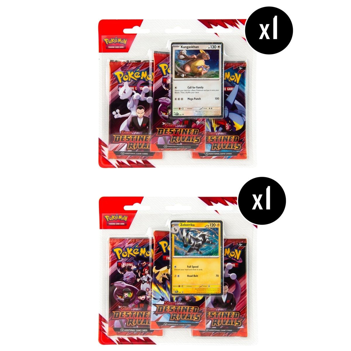 Pokémon TCG Destined Rivals 3-pack blisters