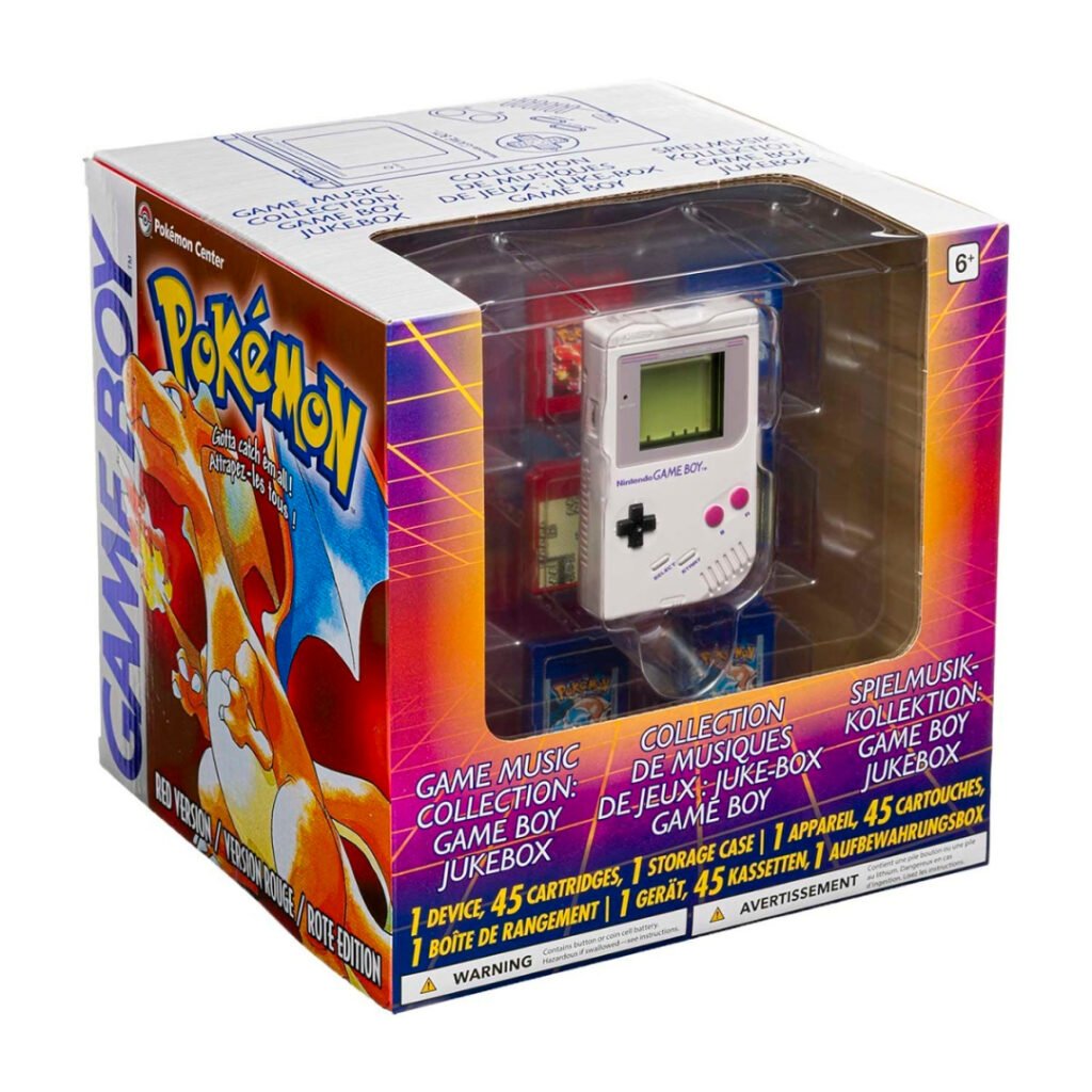 Game Boy Jukebox Red Version box art with Charizard