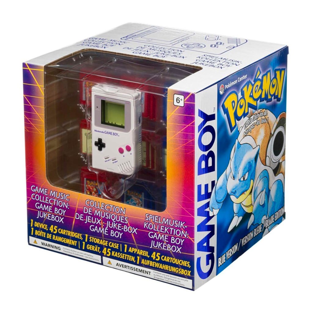 Game Boy Jukebox Blue Version box art with Blastoise
