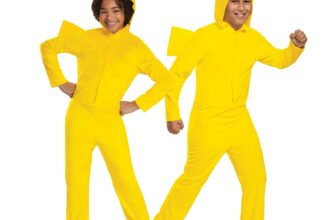 Pokémon Pikachu hooded jumpsuit kids Halloween costume by Disguise