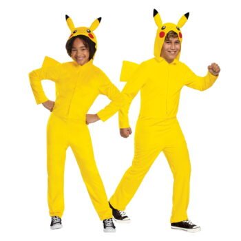 Pokémon Pikachu hooded jumpsuit kids Halloween costume by Disguise