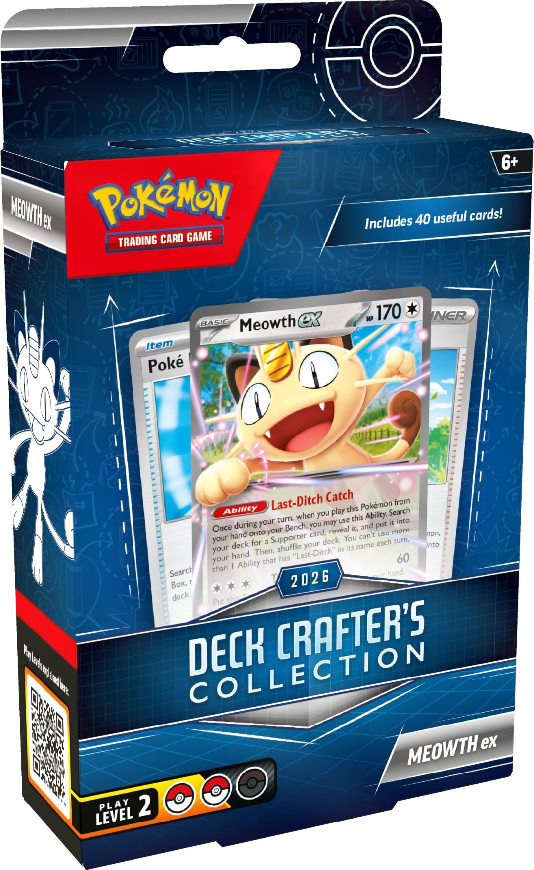 Pokémon TCG Deck Crafter's Collection Meowth ex box front