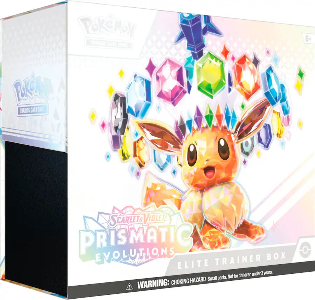 Pokémon TCG Scarlet & Violet Prismatic Evolutions Elite Trainer Box
