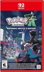 Pokémon Legends: Z-A Switch 2 Edition box art with Mega Lucario and Lumiose City