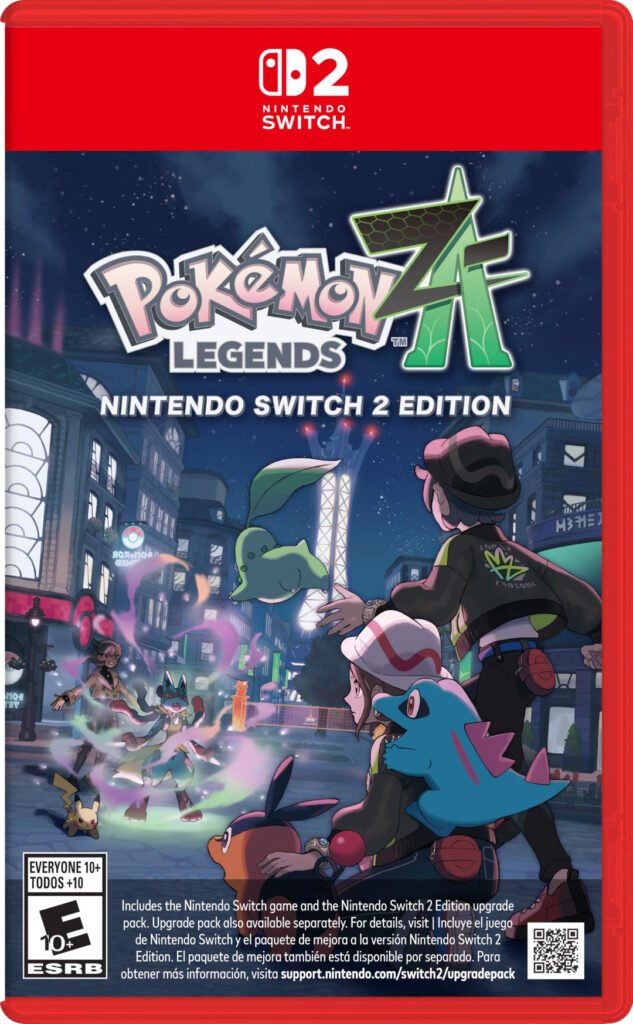 Pokémon Legends: Z-A Nintendo Switch 2 Edition physical game box cover art
