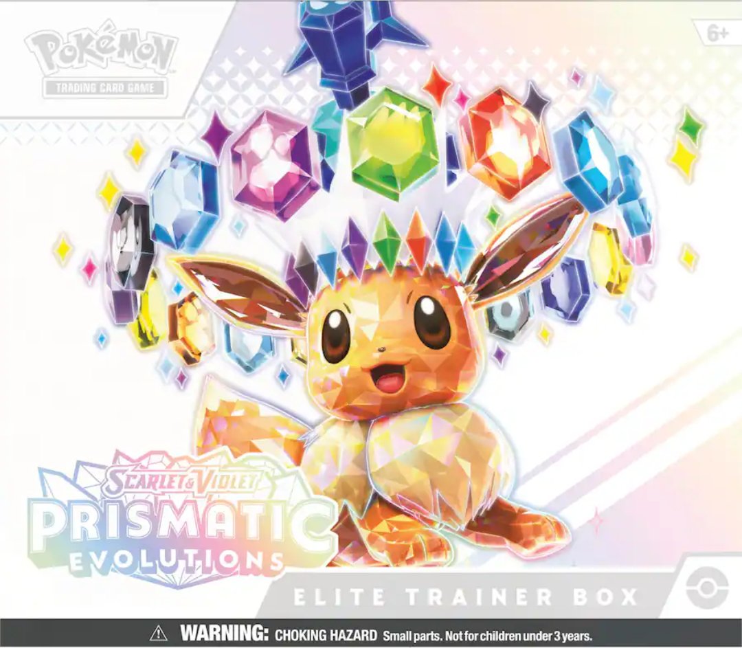 Prismatic Evolutions Elite Trainer Box front