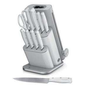 Ninja NeverDull NK12011GY1 11-piece knife system on white background