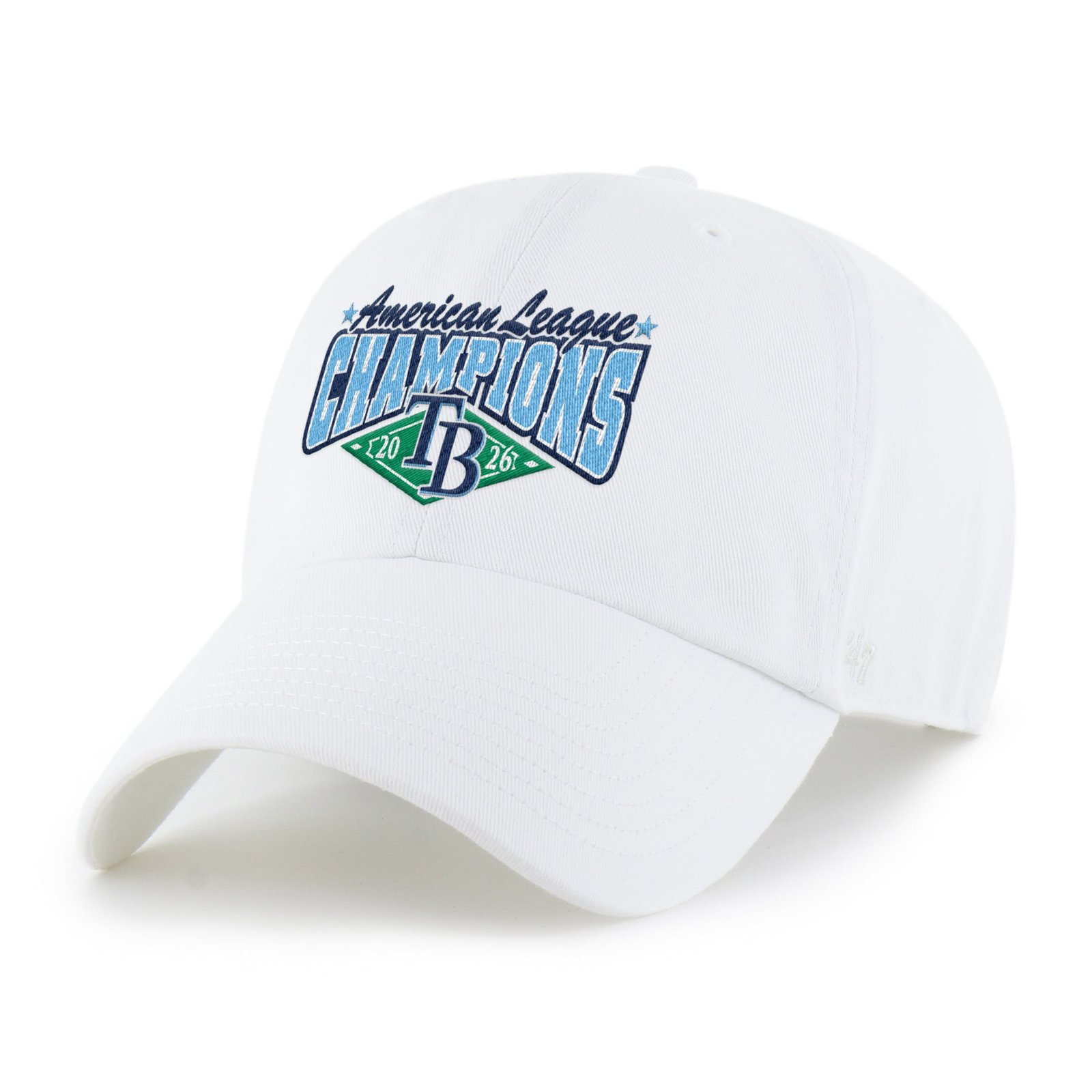 Tampa Bay Rays '47 2026 American League Champions Clean Up hat in white