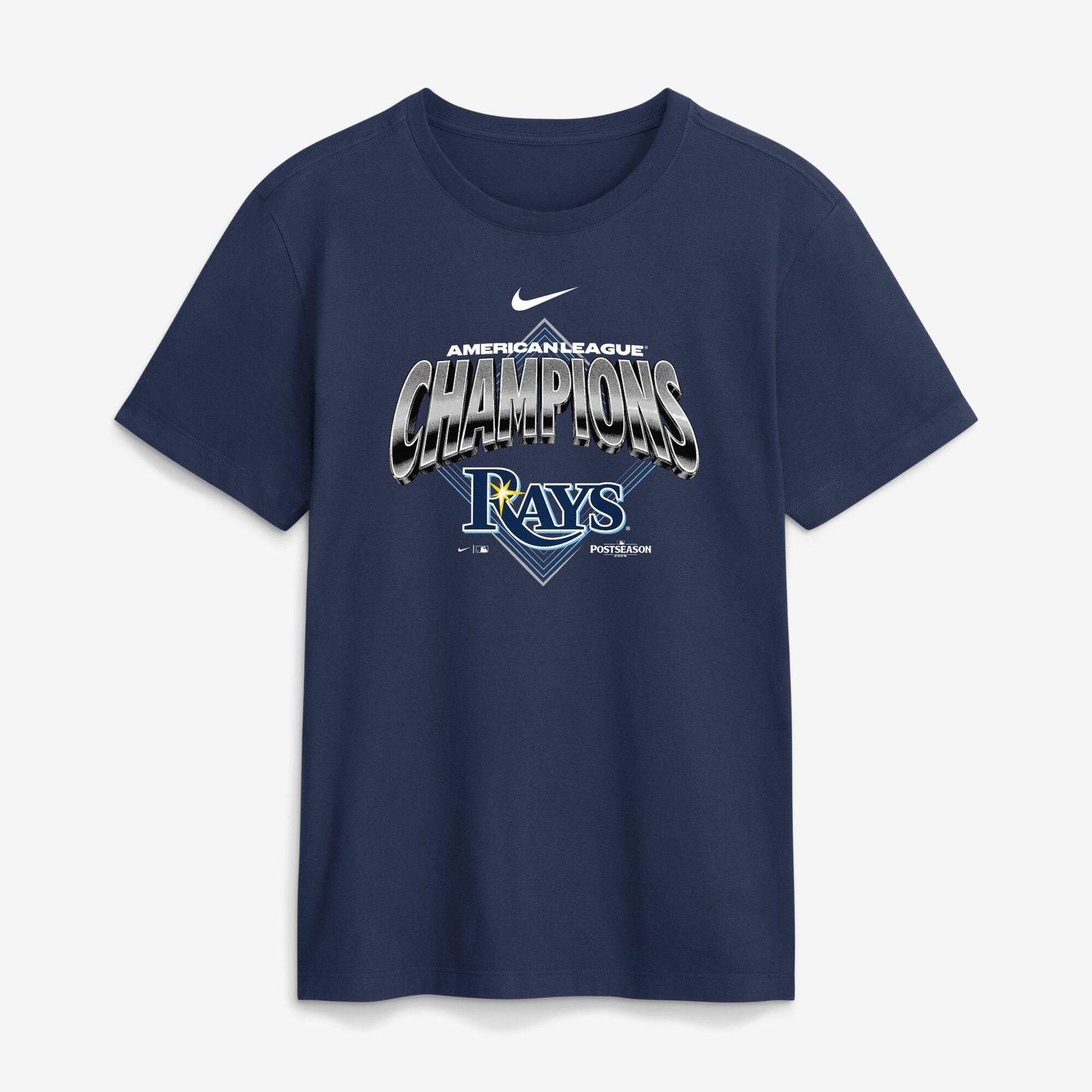 Tampa Bay Rays Nike 2026 American League Champions t-shirt in navy