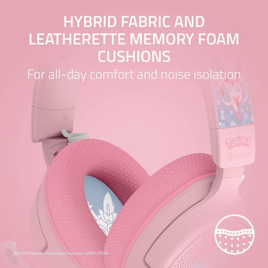 Sylveon Kraken V4 X memory foam cushions
