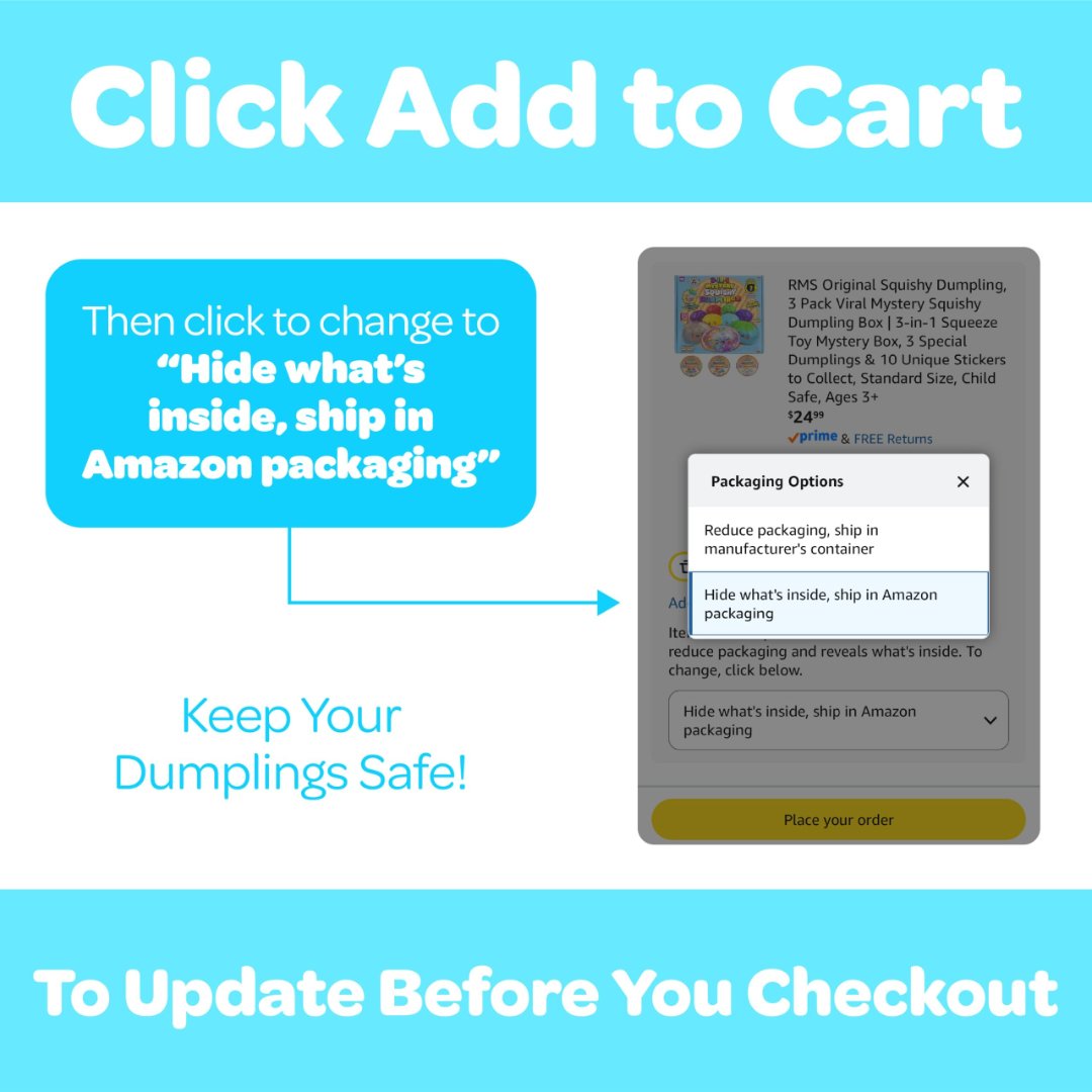 Amazon cart option to hide what's inside and ship in Amazon packaging