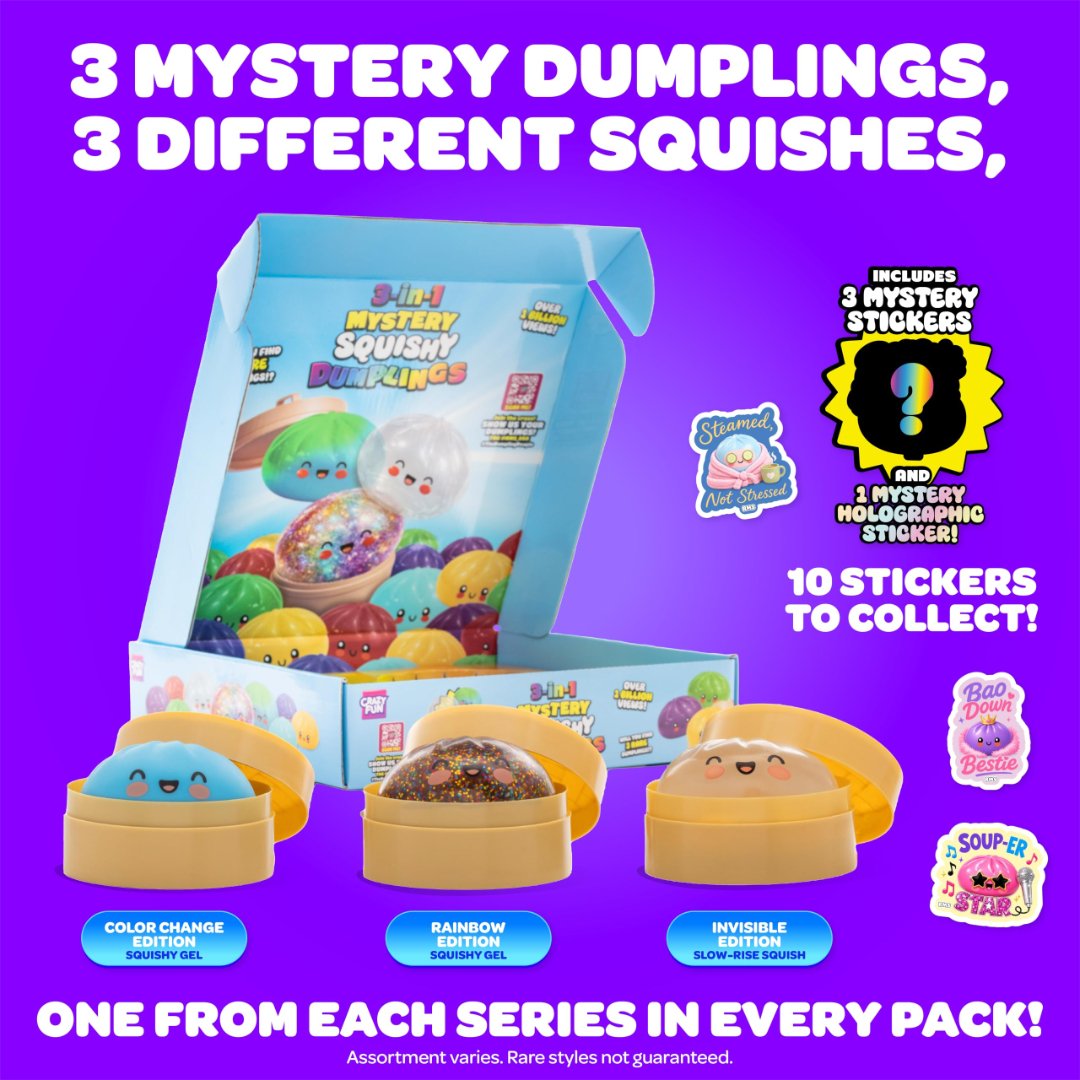 RMS Squishy Dumpling Color Change, Rainbow and Invisible series