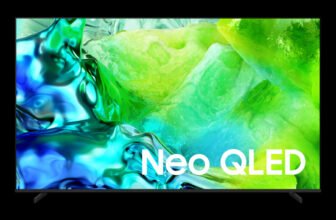 Samsung 85-inch Neo QLED QN80H 4K Vision AI Smart TV, front view