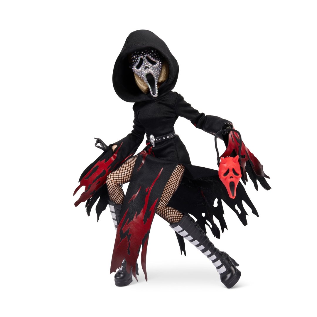 Doll Haus of Dread Scream Ghost Face Bling Mask collector doll