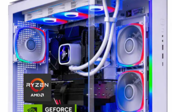 Skytech KING95 gaming desktop Ryzen 7 9700X RTX 5060 Ti white