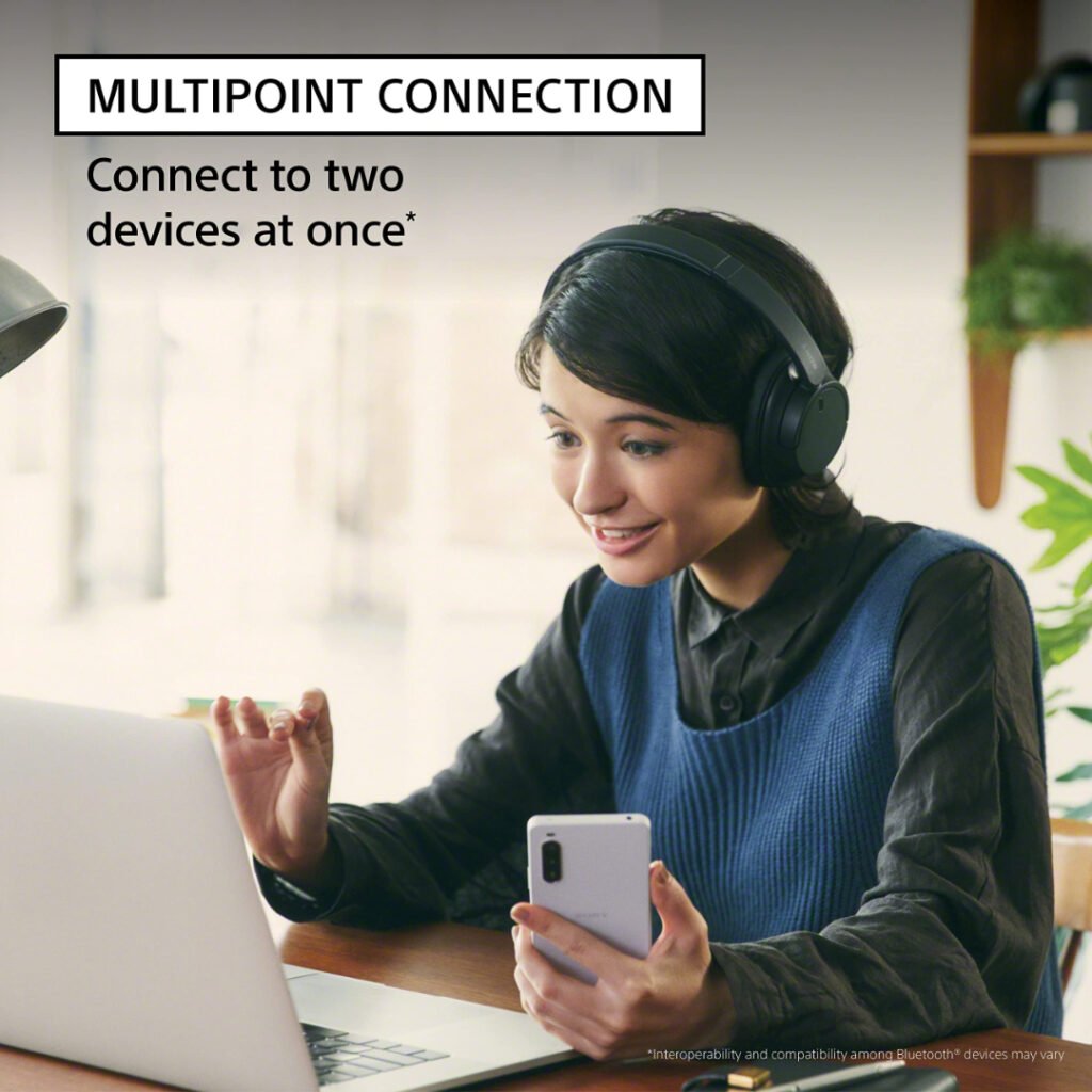 Sony WH-CH720N multipoint connection to a laptop and phone