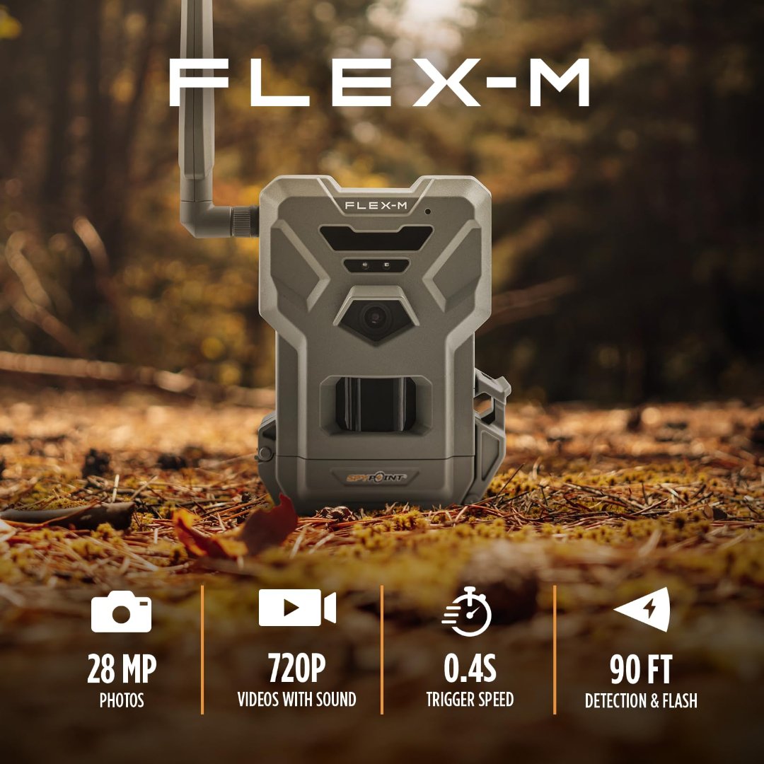 SPYPOINT Flex-M Cellular Trail Camera 3-pack