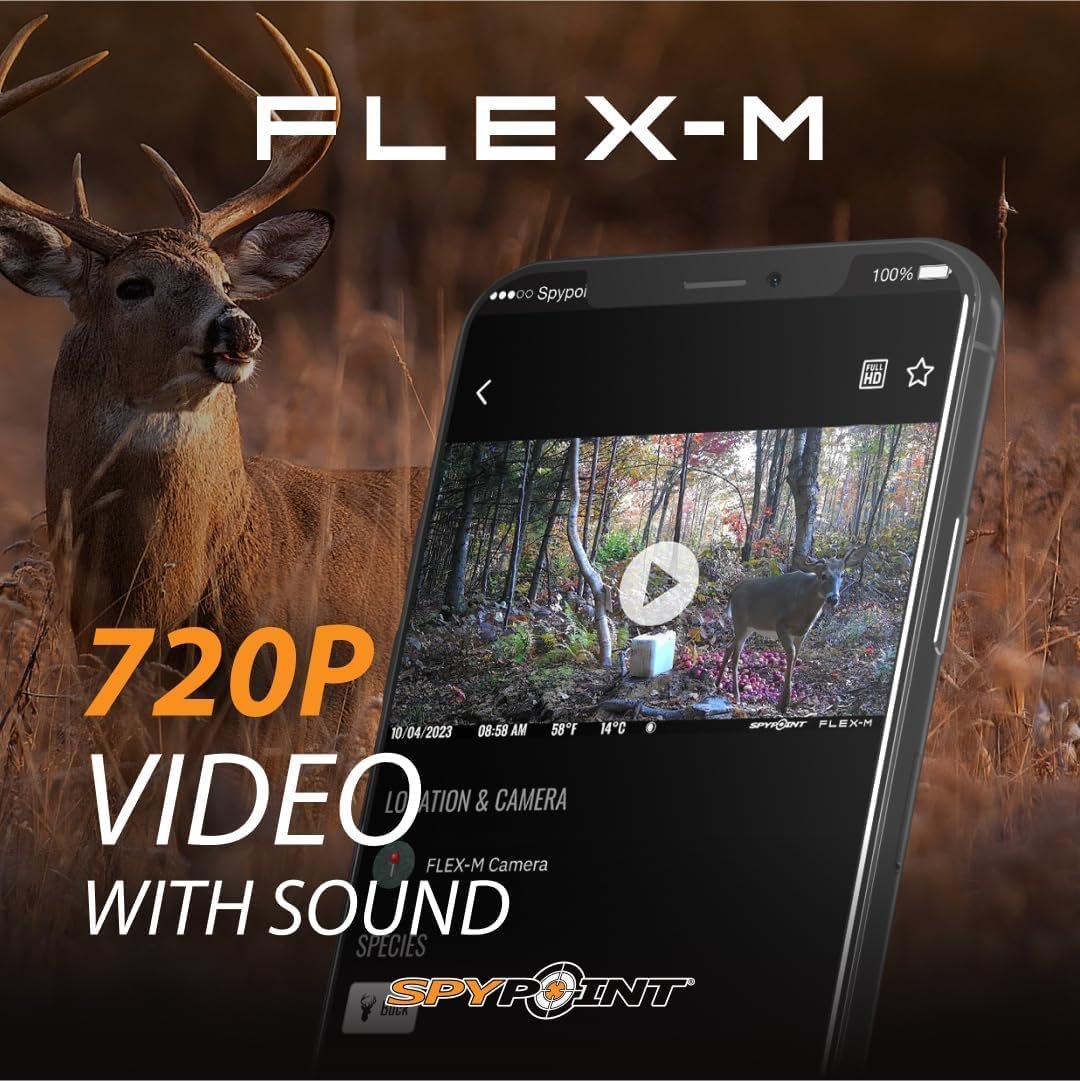 SPYPOINT Flex-M Cellular Trail Camera 3-pack