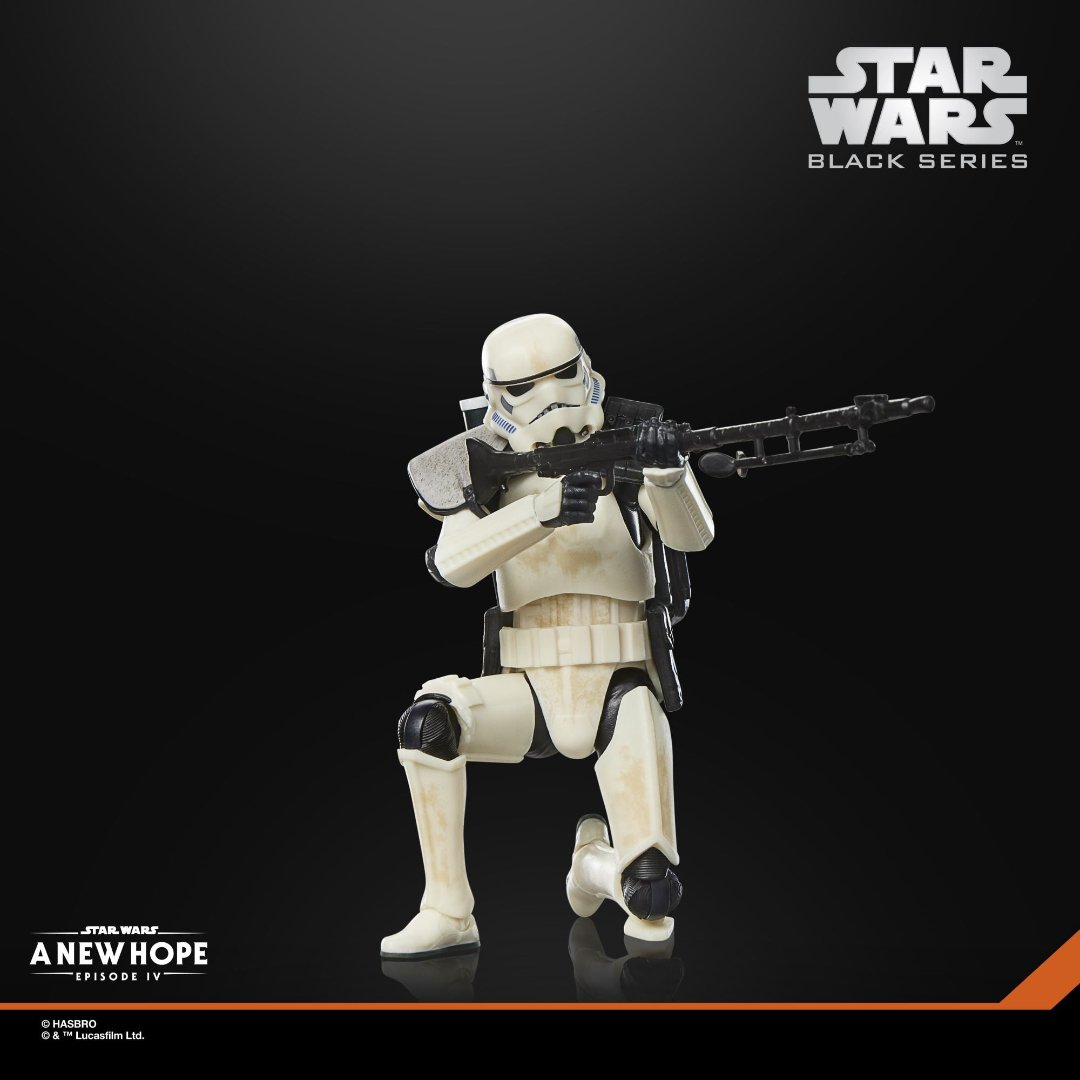 Star Wars The Black Series Dewback and Sandtrooper detail shot