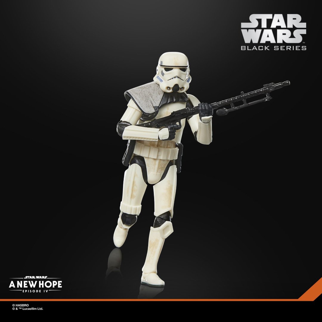 Star Wars The Black Series Dewback and Sandtrooper figures out of box