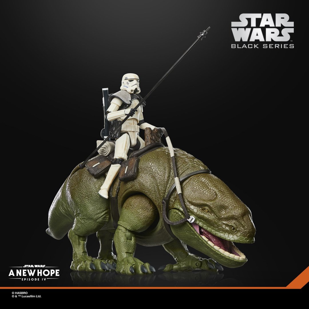 Star Wars The Black Series Dewback and Sandtrooper packaging