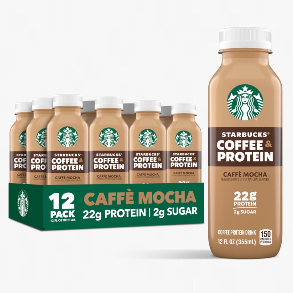 Starbucks Coffee and Protein Caffe Mocha 12-pack case with 12 fl oz bottle