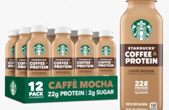 Starbucks Coffee and Protein Caffe Mocha 12-pack case with 12 fl oz bottle