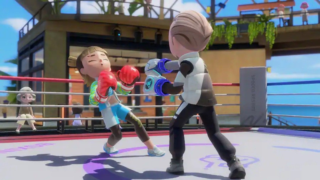 Nintendo Switch Sports Resort boxing gameplay